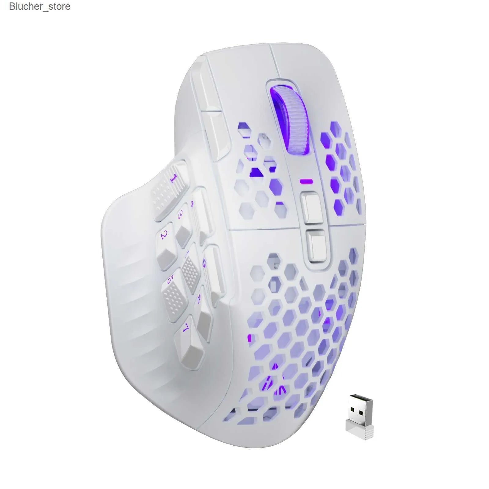 🎮 SOLAKAKA SM809 Pro RGB Wireless MMO Gaming Mouse